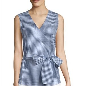 Beach launch lounge Sleeveless Cotton Wrap Top